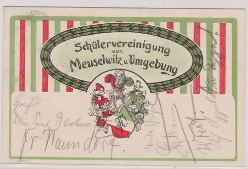 903994 Studentika Ak Schülervereinigung von Meuselwitz und Umgebung um 1920