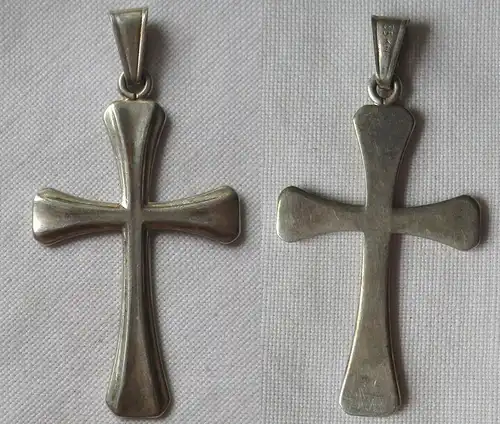 eleganter 835er Silber Halsketten Anhänger mit Kreuz Form (164311)
