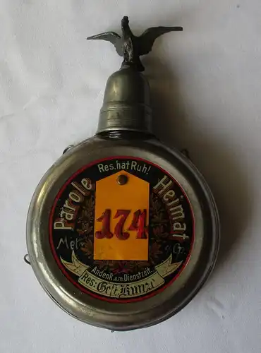 Alte Reservistenflasche Infanterie- Regiment Nr. 174 Metz 4.Cp. (123960)