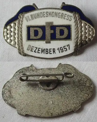 DDR Abzeichen VI. Bundeskongress DFD Dezember 1957 Frauenbund (163939)