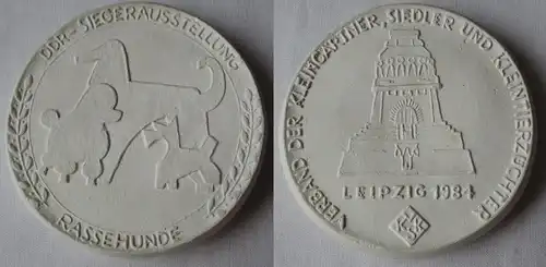 DDR Medaille Siegerausstellung Rassehunde - VKSK Leipzig 1984 (120927)