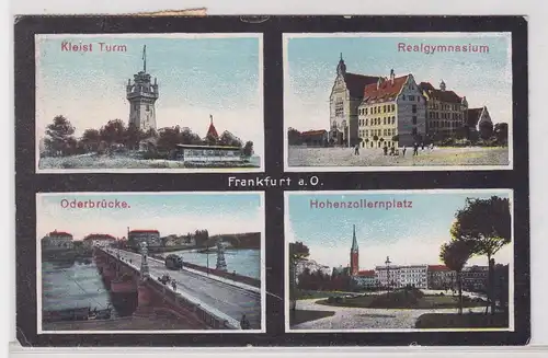 902165 Ak Frankfurt Oder Kleist Turm, Hohenzollernplatz usw. 1922