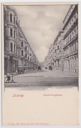 901195 Ak Leipzig Funkenburgstrasse um 1900