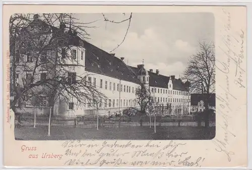 61436 Ak Gruß aus Ursberg 1903