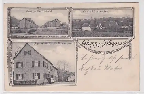 75431 Mehrbild Ak Gruß aus Knapsack Gastwirtschaft usw. 1913
