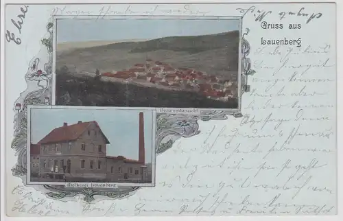 903173 Mehrbild Ak Gruß aus Lauenburg Totalansicht, Molkerei 1900