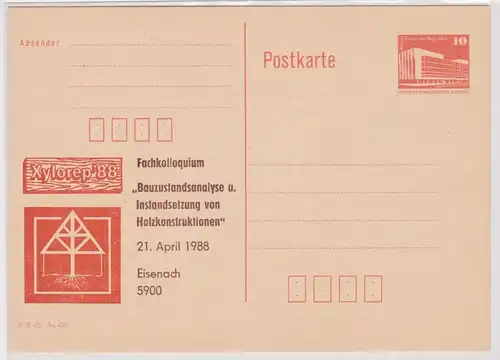 902216 GS Postkarte Eisenach Fachkolloqium Bauzustandsanalyse 1988