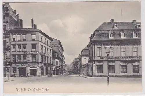 19404 Ak Aus Leipzigs alten Tagen Blick in die Gerberstraße um 1907