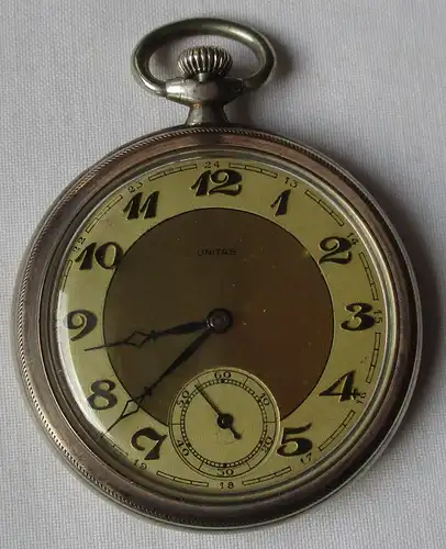 Lépine Taschenuhr Unitas Gehäuse Robert Winter Schwäbisch Gmünd um 1930 (152402)