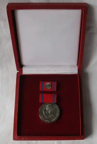 DDR Hermann Duncker Medaille des FDGB im Original Etui Bartel IV Nr. 6a (158741)