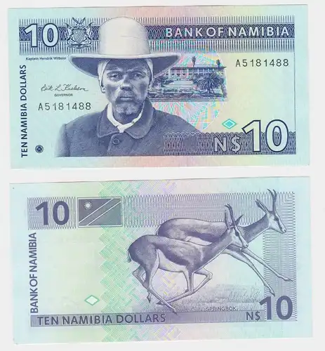 10 Dollar Banknote Namibia Hendrik Witbooi kassenfrisch UNC (118149)