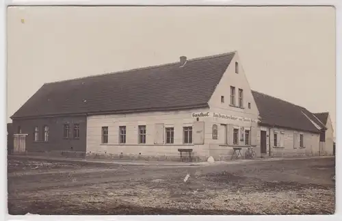 78558 Foto Ak Sollnitz bei Dessau Gasthaus zum deutschen Kaiser um 1915