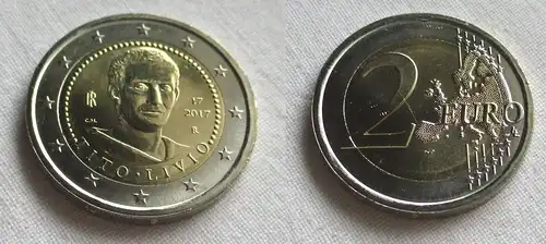 2 Euro Bi-Metall Münze Italien 2017 Tito Livio (159329)