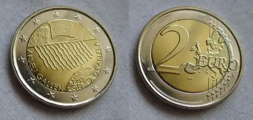 2 Euro Bi-Metall Münze Finnland 2015 Akselli Callen Kallela (159527)