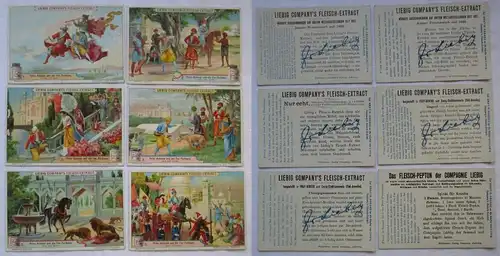 Liebigbilder Serie Nr. 507 Prinz Achmed und die Fee Paribanu 1901 (6/165919)