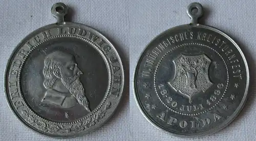seltene Medaille VI.Thüringisches Kreisturnfest Apolda 1890 (160473)