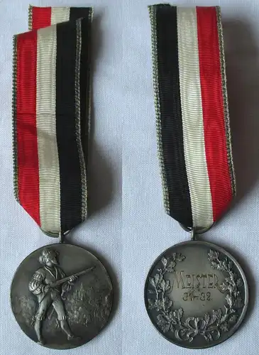schöne versilberte Schützenmedaille Meister 1931/1932 (165088)