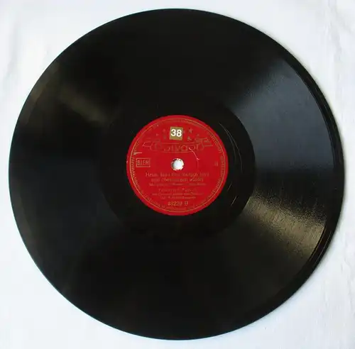 119272 Schellackplatte Polydor Bums Valdera + Heute blau und morgen blau und ...
