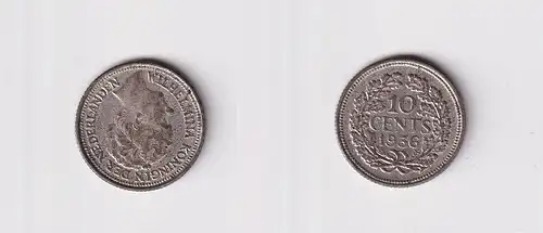 10 Cent Silber Münze Niederlande 1936 ss+ (165771)