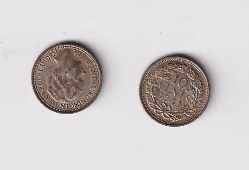10 Cent Silber Münze Niederlande 1941 ss+ (165769)