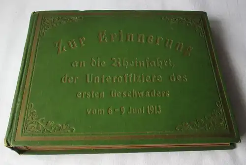 Fotoalbum Rheinfahrt der Unteroffiziere des ersten Geschwaders 1913 (120969)