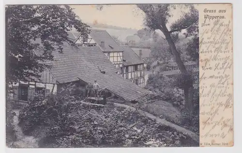 905337 Feldpost Ak Gruß aus Wipperau Sommerlokal um 1915