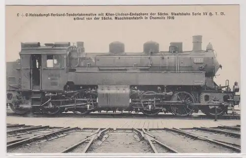 900254 Ak C+C Heißdampf-Verbund-Tenderlokomotive mit Klien-Lindner-Eisenbahn