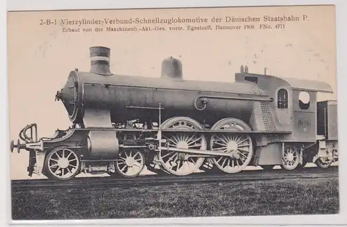 900770 Ak 2-B-1 Vierzylinder-Verbund-Schnellzuglok der dänischen Staatsbahn