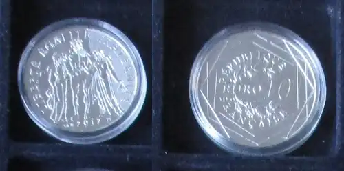 10 Euro Silbermünze Frankreich 2012 Herkules als Beschützer (152251)