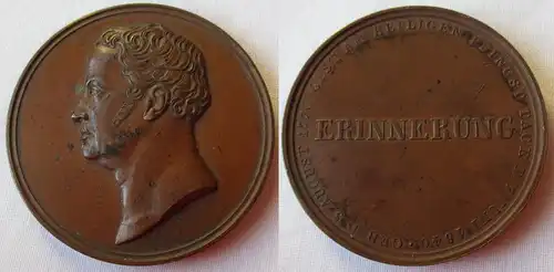Erinnerungsmedaille 1840 Garde-Corps Bronze Friedrich Wilhelm III. (162518)