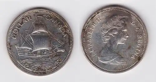 1 Dollar Silber Münze Kanada Handelschiff "Griffon" 1979 (155593)