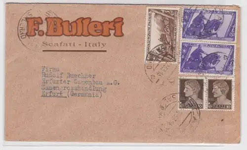97758 Brief Scafati Italien nach Erfurt - Zudruck F.Bulleri Scafati Italy 1933