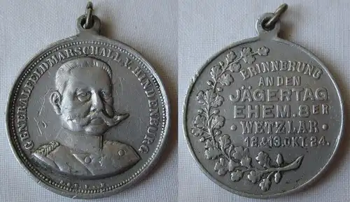 seltene Medaille Erinnerung an den Jägertag ehem. 8er Wetzlar 1934 (127366)