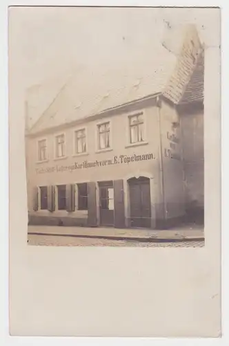 11944 Foto Ak Rosswein Tuch & Stoff Lager E.Töpelmann 1906
