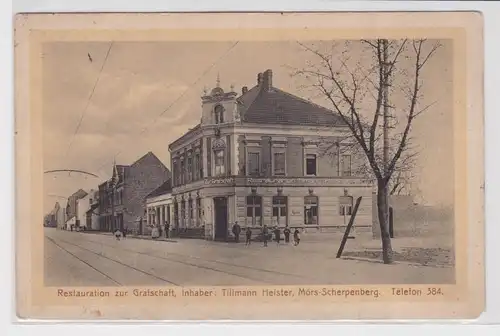 67389 Ak Mörs Scherpenberg Restauration zur Grafschaft um 1940
