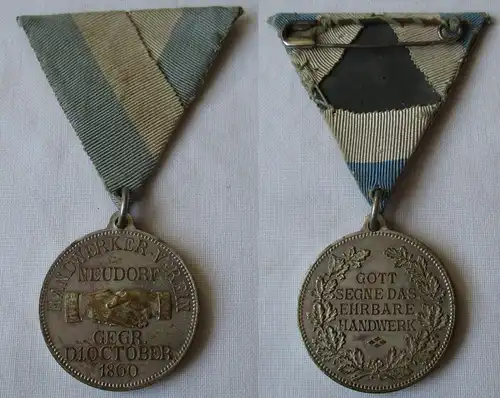 alte Medaille Handwerker-Verein Neudorf gegr. 1860 (137729)
