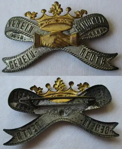 altes Blech Abzeichen Verein Einigkeit Gemeinreuth gegr. 1905 (130477)