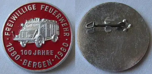 DDR Abzeichen 100 Jahre freiwillige Feuerwehr Bergen 1880-1980 (146348)