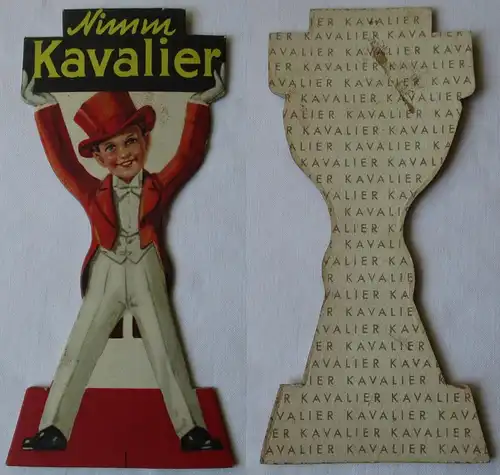 DDR Reklame Pappschild Nimm Kavalier Schuhcreme (138347)