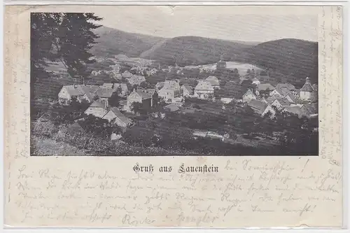 53857 Ak Gruß aus Lauenstein (Salzhemmendorf), Ortsteil von Salzhemmendorf 1903