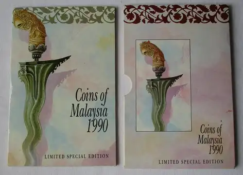 KMS Kursmünzensatz Coins of Malaysia 1990 Limited Special Edition (100177)