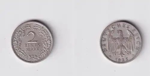 2 Mark Silber Münze Weimarer Republik 1925 A Jäger 320 (165209)