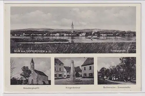75805 Ak Gruß aus Hofkirchen an der Donau Heimatfest 1937