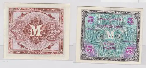 5 Mark Banknote alliierte Besatzung 1944 Ro.Nr.202 a US Druck (158873)