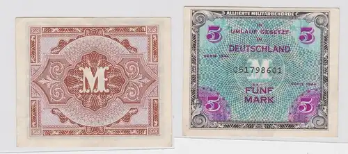 5 Mark Banknote alliierte Besatzung 1944 Ro.Nr.202 a US Druck (150268)