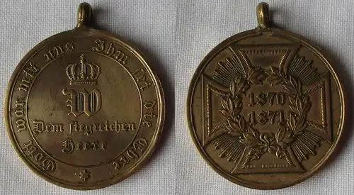 Orden Preussen Kriegsdenkmünze 1870/71 aus Messing (163033)