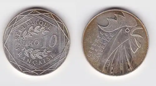 10 Euro Silbermünze Frankreich Freiheit, Gleichheit, Brüderlichkeit 2014(122093)
