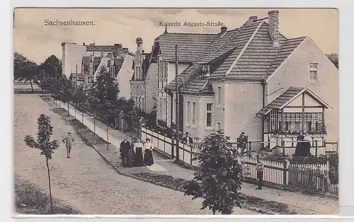 93100 AK Sachsenhausen - Kaiserin Augusta-Straße, Straßenansicht 1911