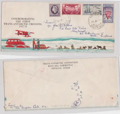 106724 Commemorating The First Trans-Antarctic Crossing 1957-8 Ross Dependency
