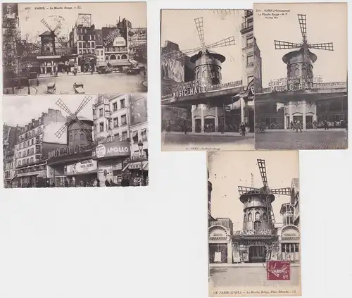 93715/5 Ak Paris Moulin Rouge um 1930